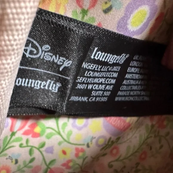 Loungefly X Disney Winnie The Pooh Cosplay Folk Floral Mini Backpack - Picture 11 of 15